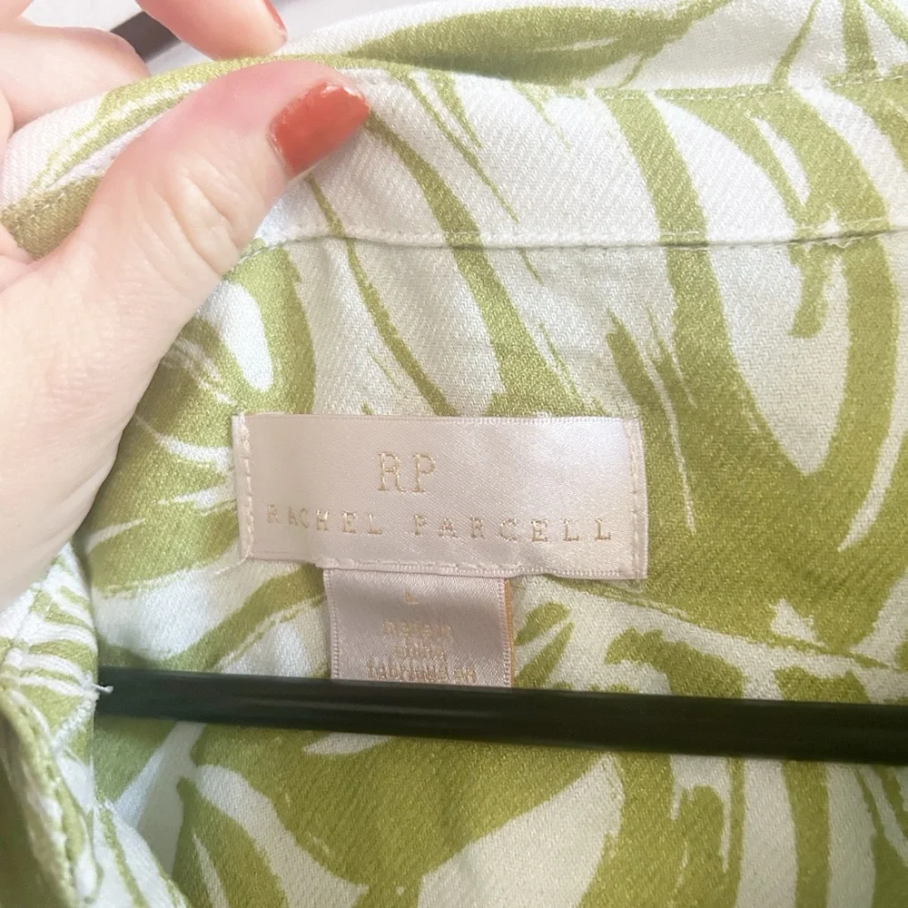 Rachel parcell palm‎ printed dress large